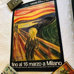 Vintage Edward Munch The Scream print